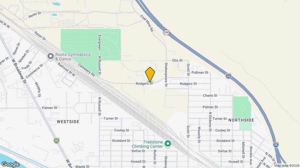 1355 Rodgers St Map and Location Details