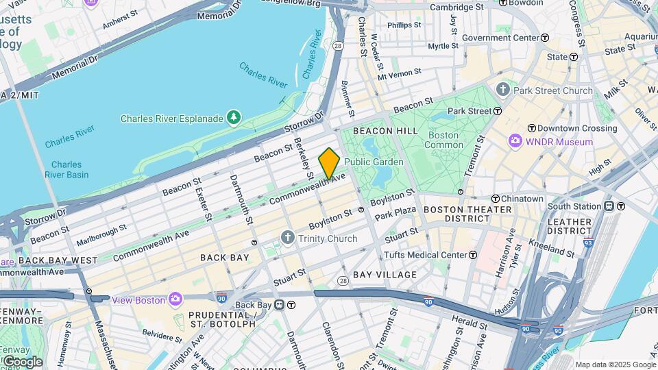 36 Commonwealth Ave, Unit #12 - 103 Map and Location Details