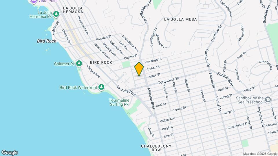 736-742 Agate St Mapa y Detalles de la Ubicación