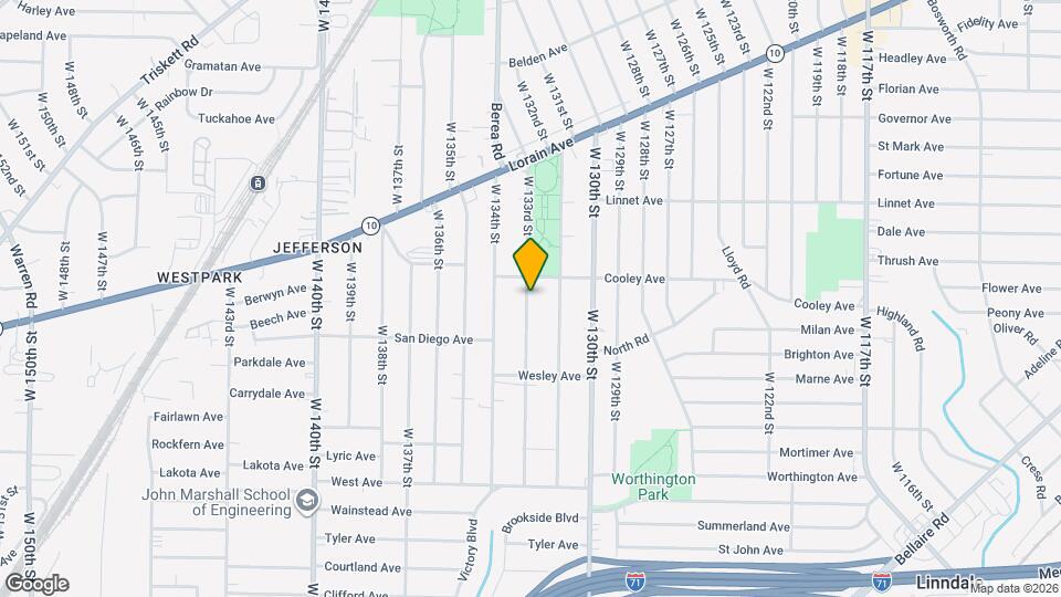 3703 W 133rd St, Unit Up Mapa y Detalles de la Ubicación