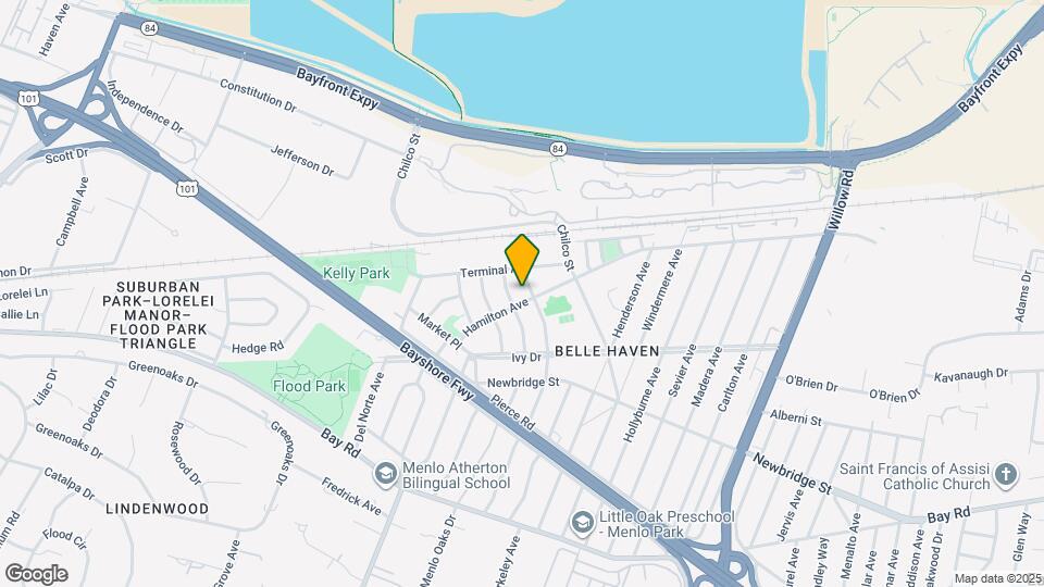 381 Hamilton Ave Map and Location Details