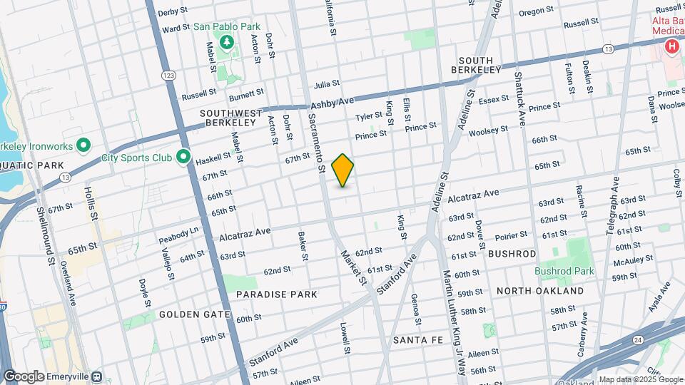1525 Harmon St Map and Location Details