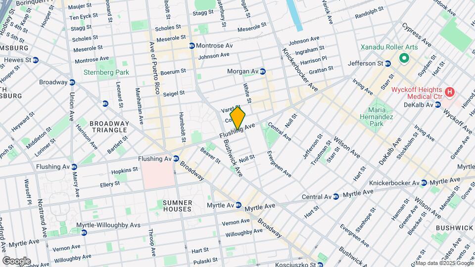 896 Flushing Ave Map and Location Details