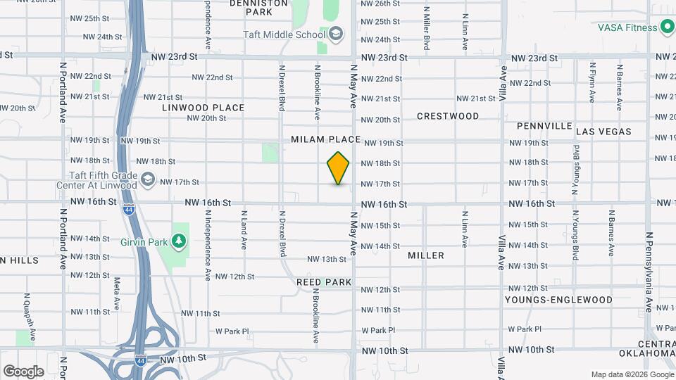 2918 NW 17th St Map and Location Details