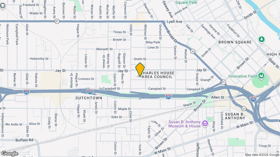 400 Orange St Map and Location Details