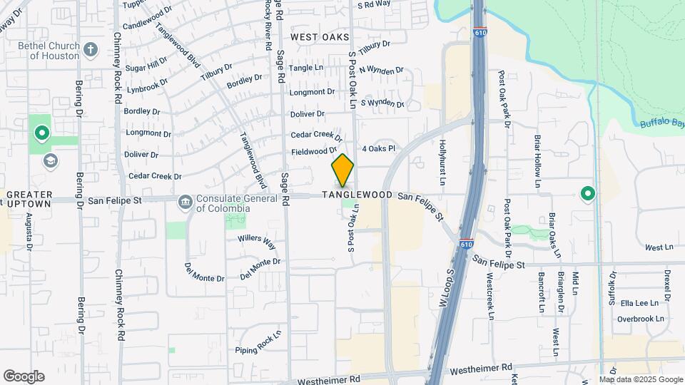 5110 San Felipe St Map and Location Details