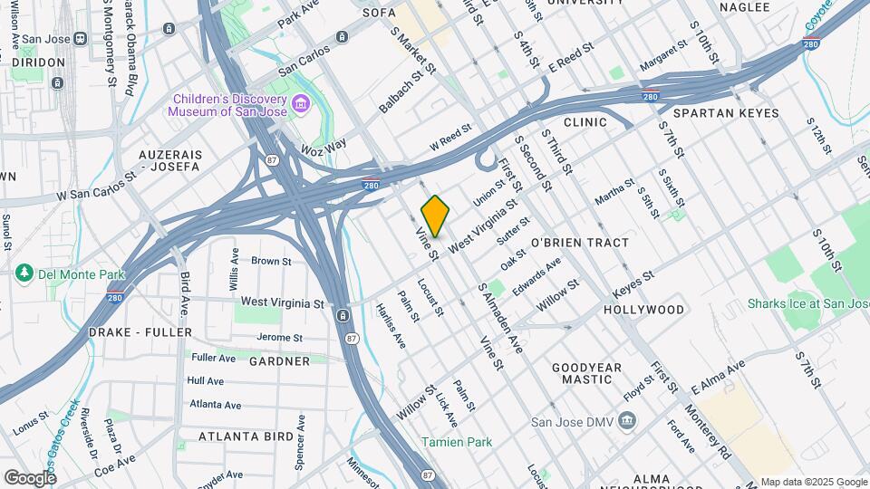 778 Vine St Map and Location Details