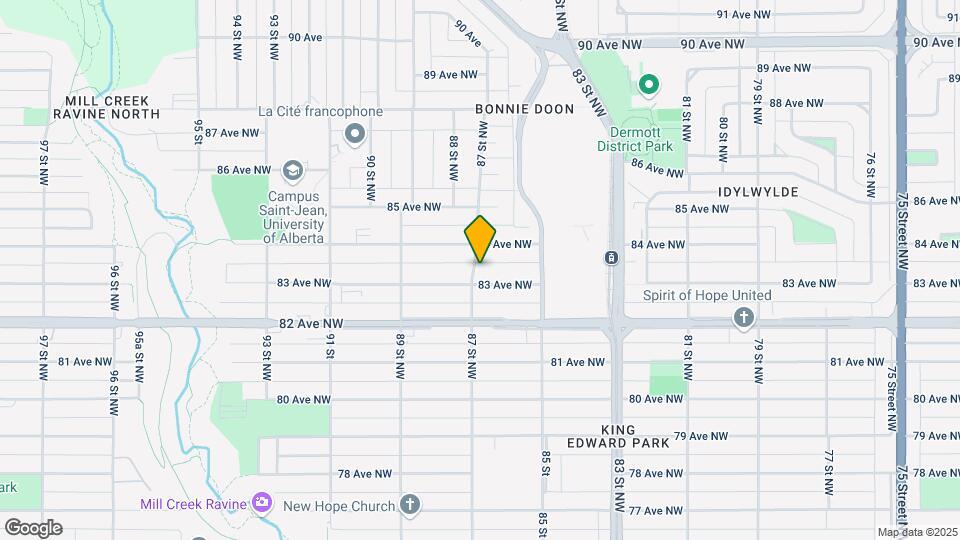8556-8583 83 Ave NW Map and Location Details