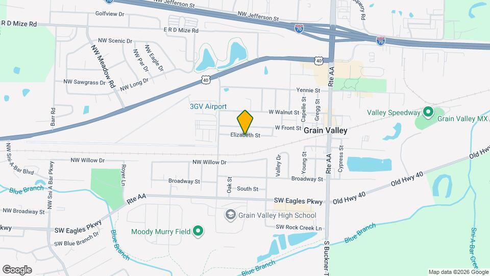 407 Elizabeth St Map and Location Details