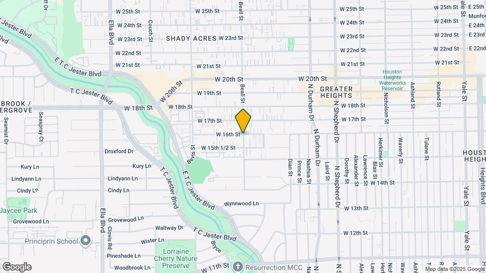 1539 Beall St Map and Location Details