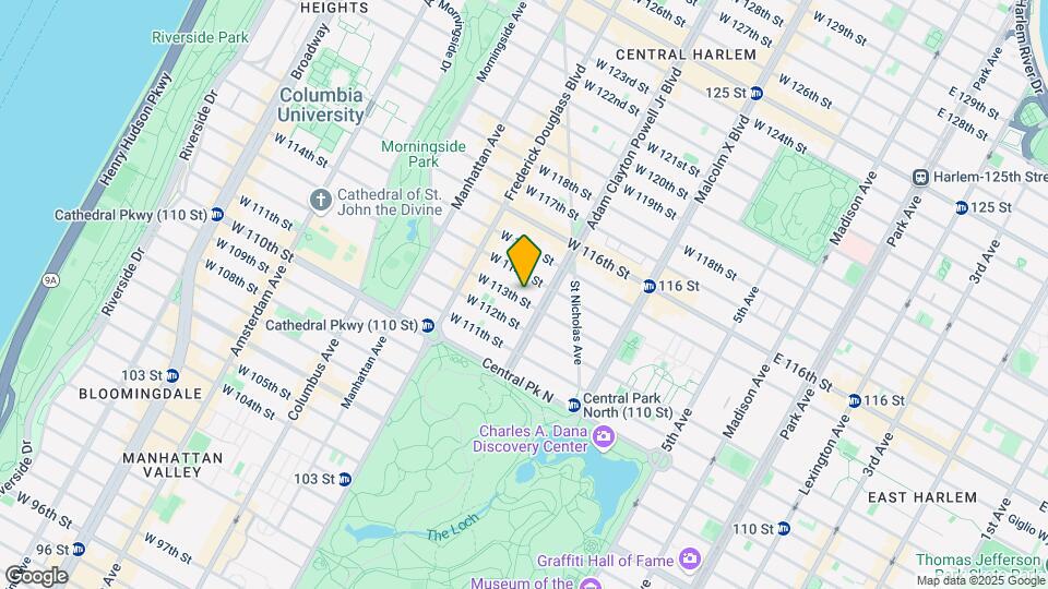 223 W 113th St Map and Location Details