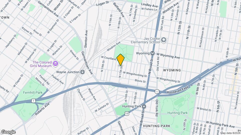 4520 N 17th St Map and Location Details