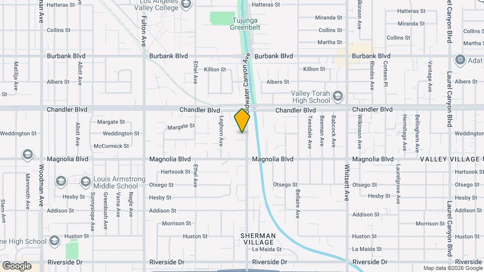 5255 Coldwater Canyon Ave Map and Location Details