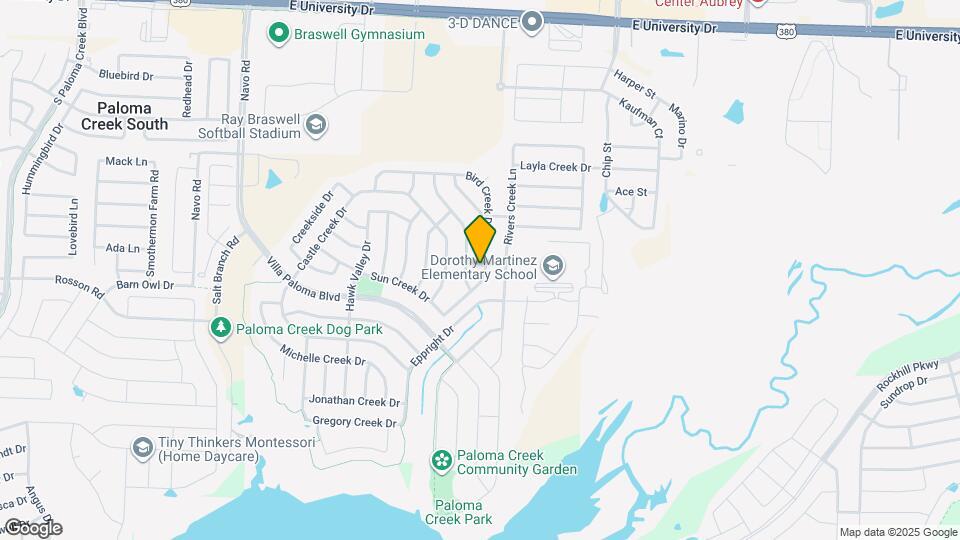 900 Bird Creek Dr Map and Location Details