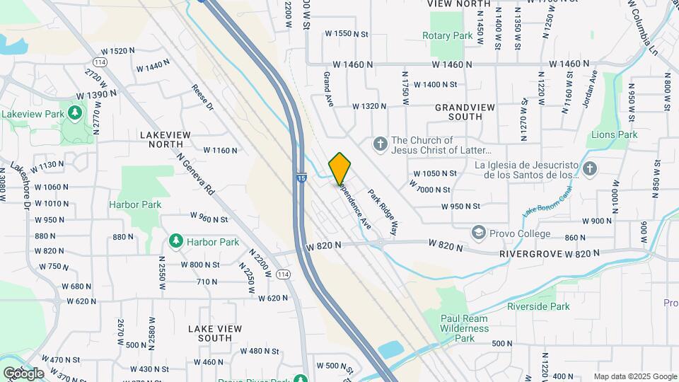 1041 Independence Ave Map and Location Details