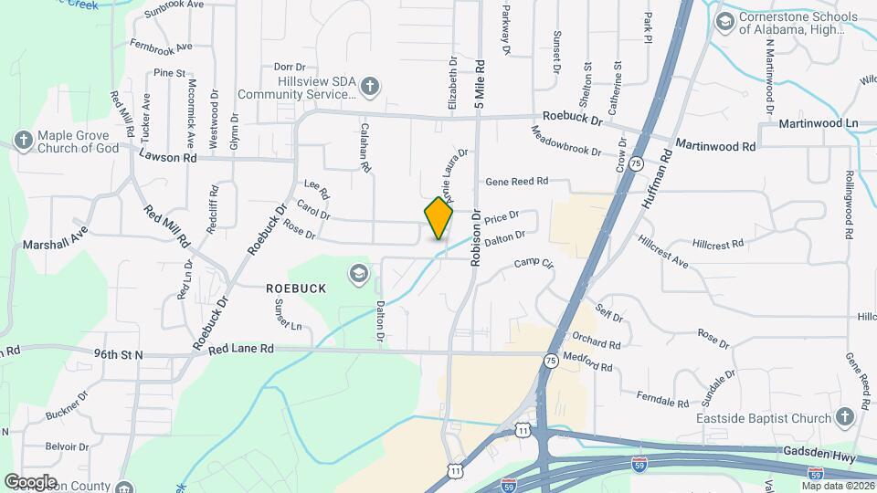 508 Annie Laura Dr Map and Location Details