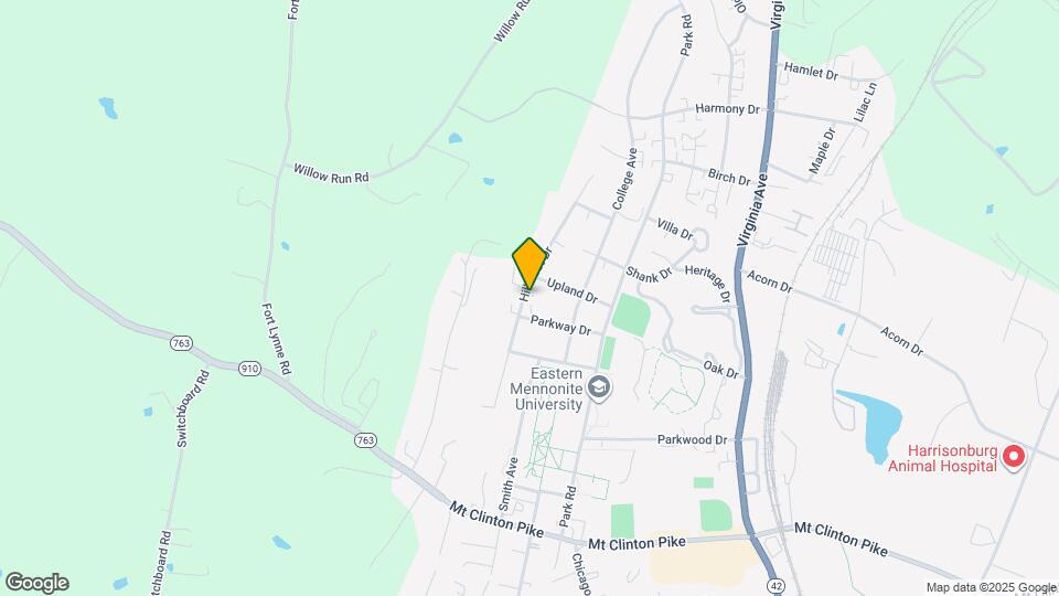 1510 Hillcrest Dr Map and Location Details