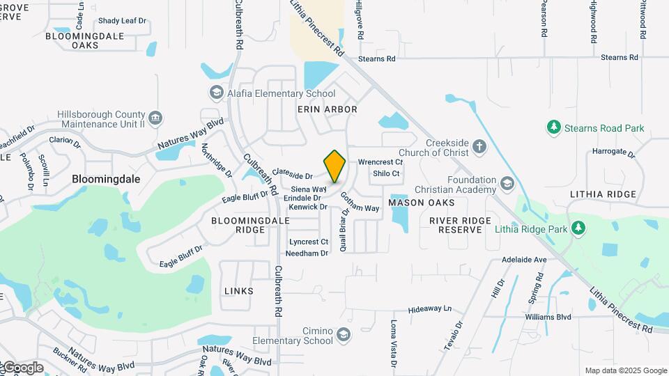 2553 Siena Way Map and Location Details