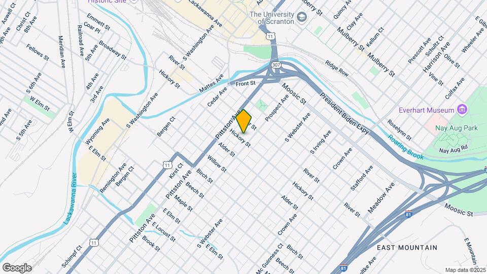 539 Hickory St Map and Location Details