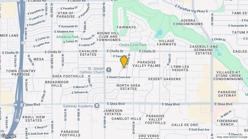 11027 N 41st St Map and Location Details