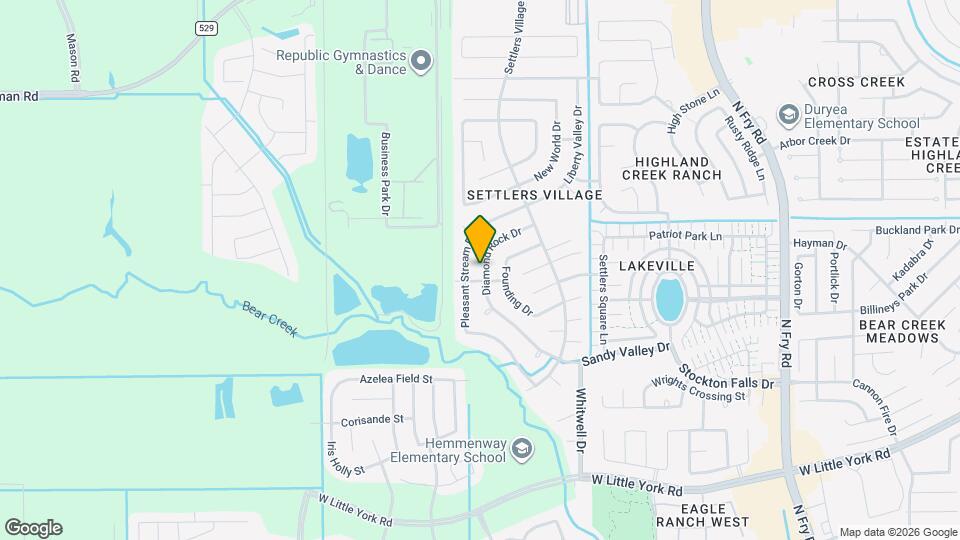 6311 Diamond Rock Dr Map and Location Details