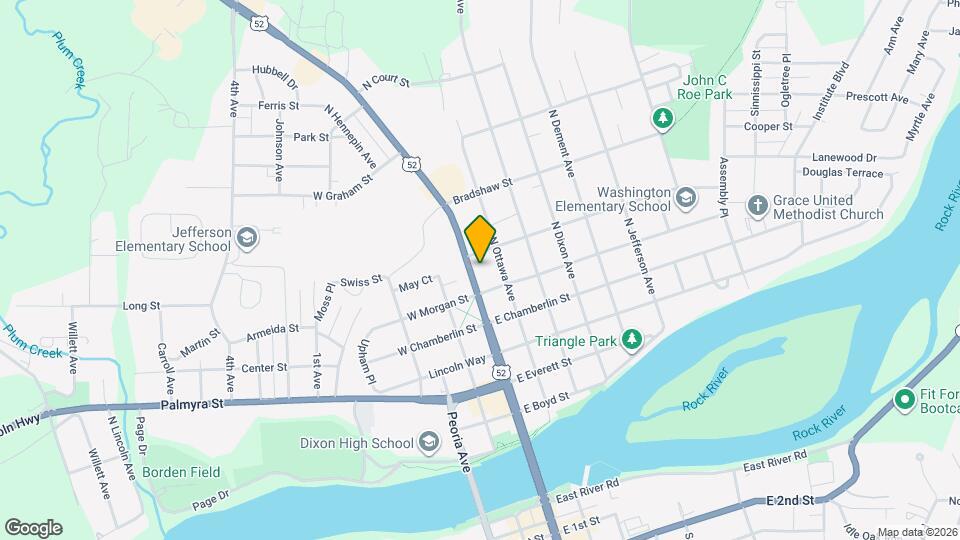 620 N Galena Ave Map and Location Details