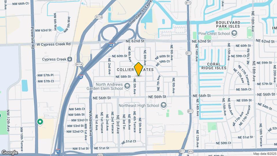 520 NE 58th St Map and Location Details