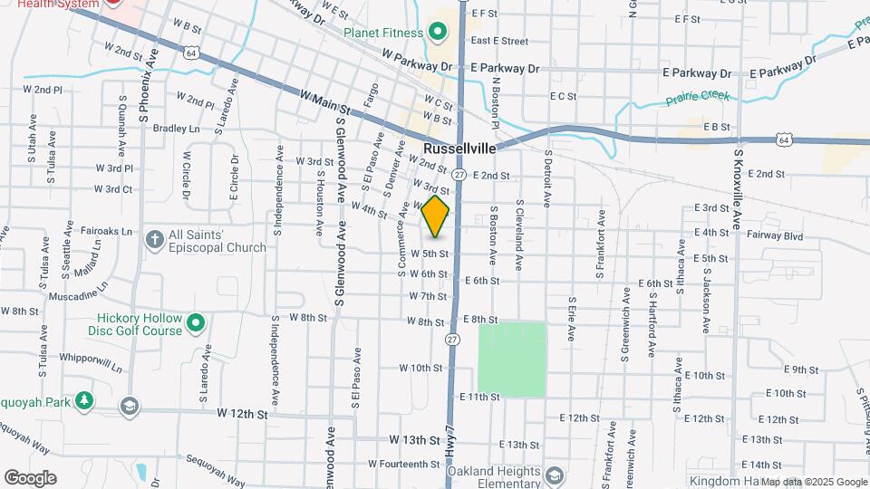 110 W 5th St Map and Location Details