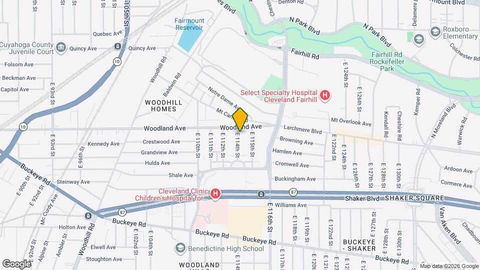 2617 E 114th St Map and Location Details