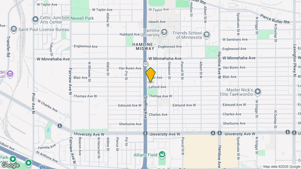 1563 Lafond Ave Map and Location Details