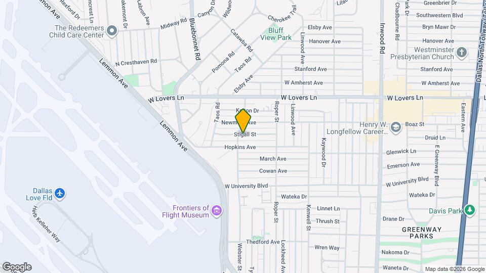 4506 Stigall St Map and Location Details