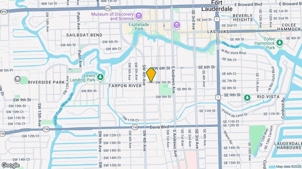 300 SW 7th St, Unit 9-912 Map and Location Details