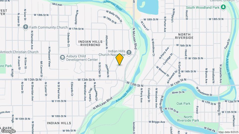 1524 N Clarence Ave Map and Location Details