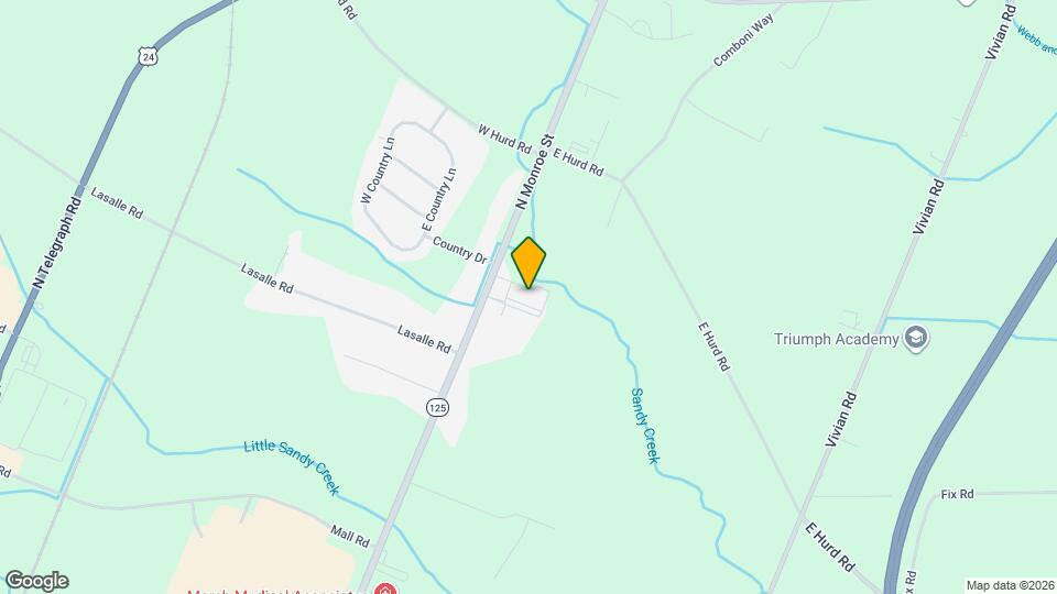 2840 N Monroe St Mapa y Detalles de la Ubicación