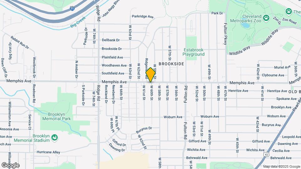 6003 Memphis Ave Mapa y Detalles de la Ubicación