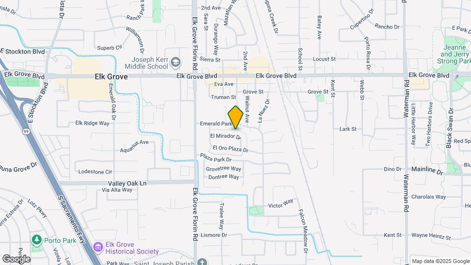 8967 El Mirador Dr Map and Location Details