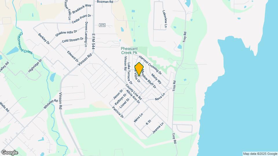 2906 Lake Vista Dr Map and Location Details