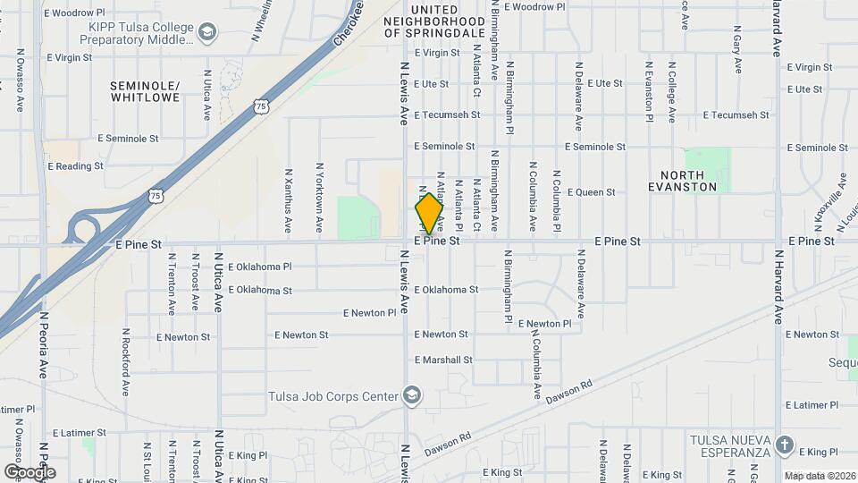 2430 E Pine St Map and Location Details