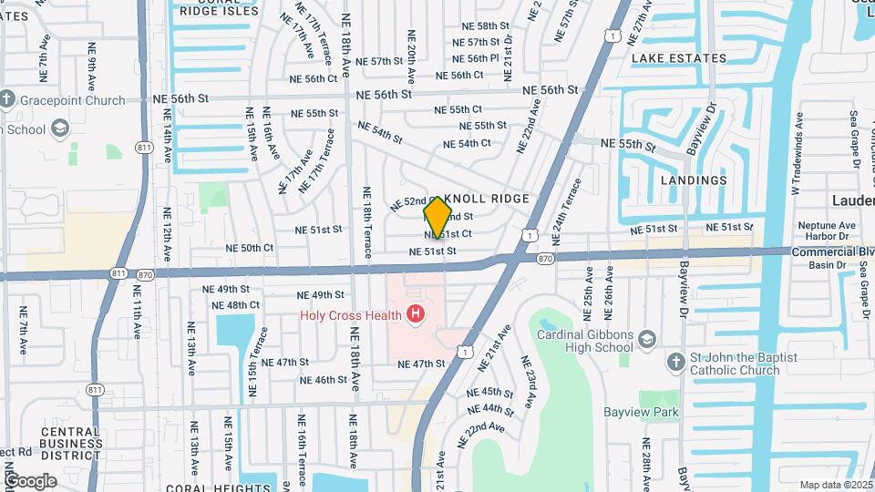 1951 NE 51st St Map and Location Details