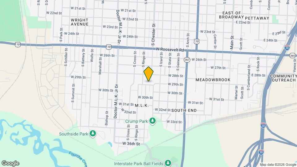 926 W 29th St Map and Location Details