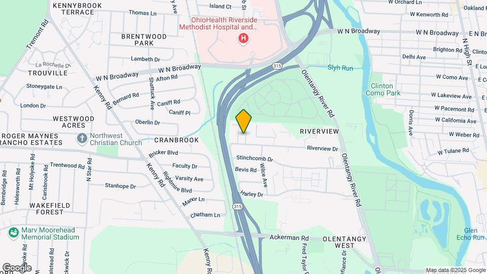 808 Riverview Dr Map and Location Details