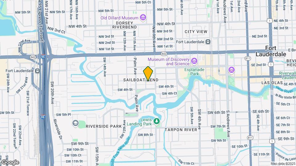 924 W Las Olas Blvd Map and Location Details
