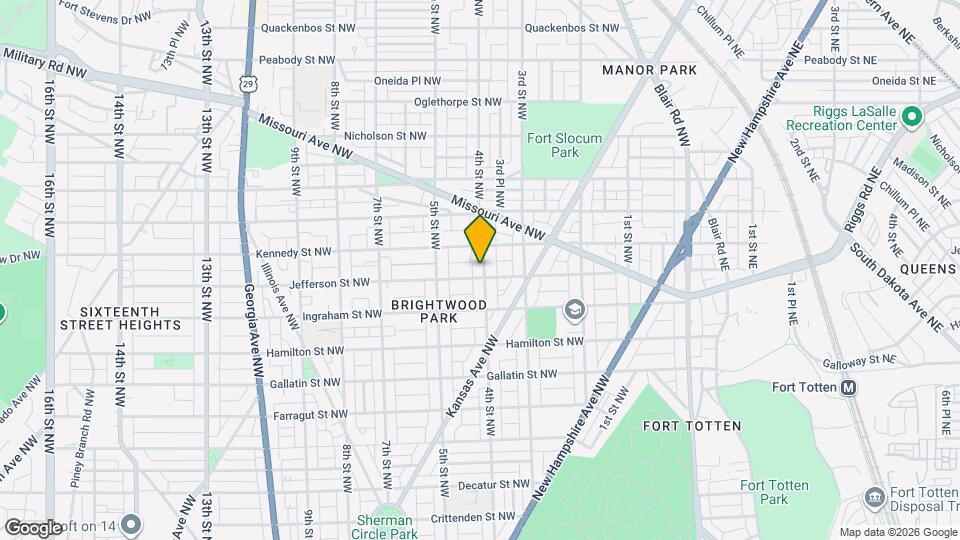 5404 4th St NW Map and Location Details