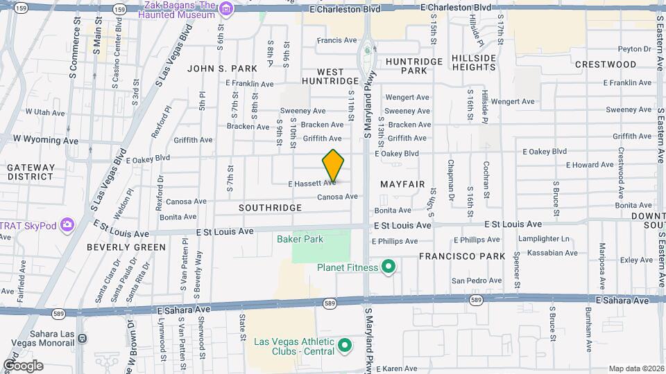 1050 E Hassett Ave Map and Location Details