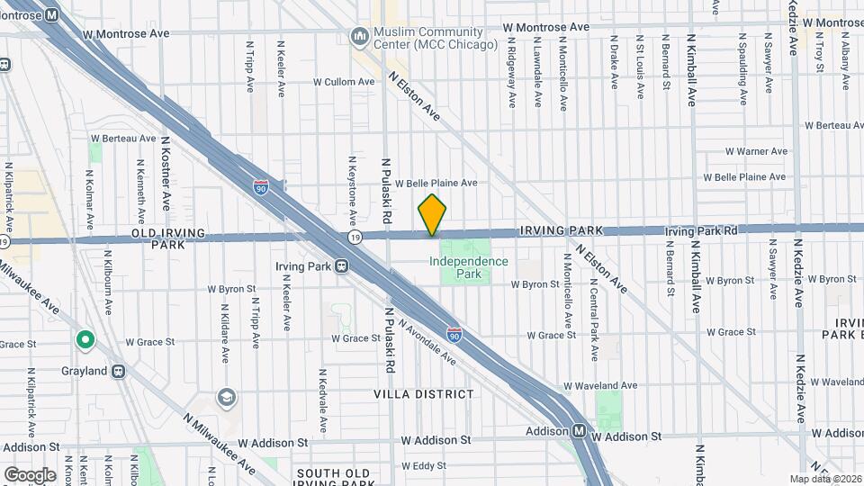 3911 W Irving Park Rd, Unit J09P Map and Location Details