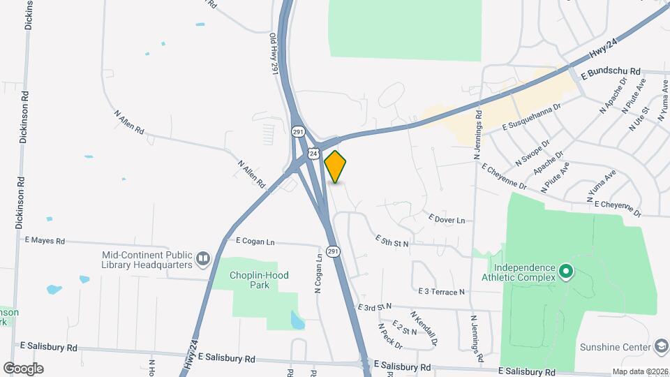 647 N Queen Ridge Ct Map and Location Details