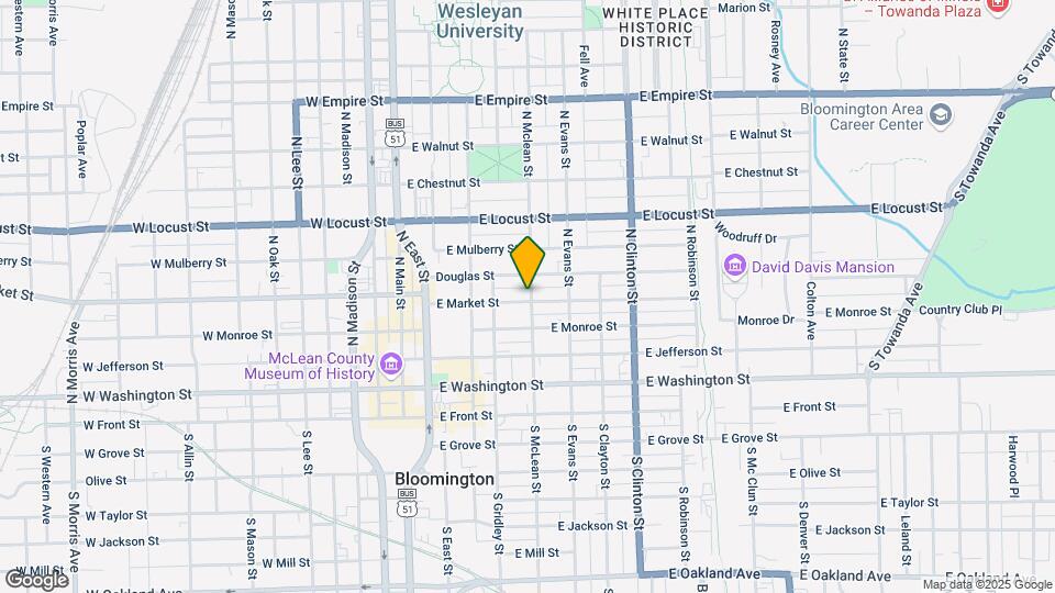 502 N Mclean St Map and Location Details