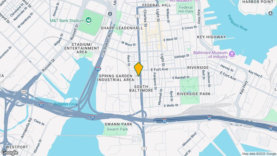 1546 S Hanover St Map and Location Details