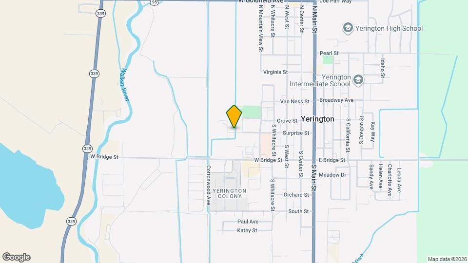 Yerington Garden Apartments Map and Location Details