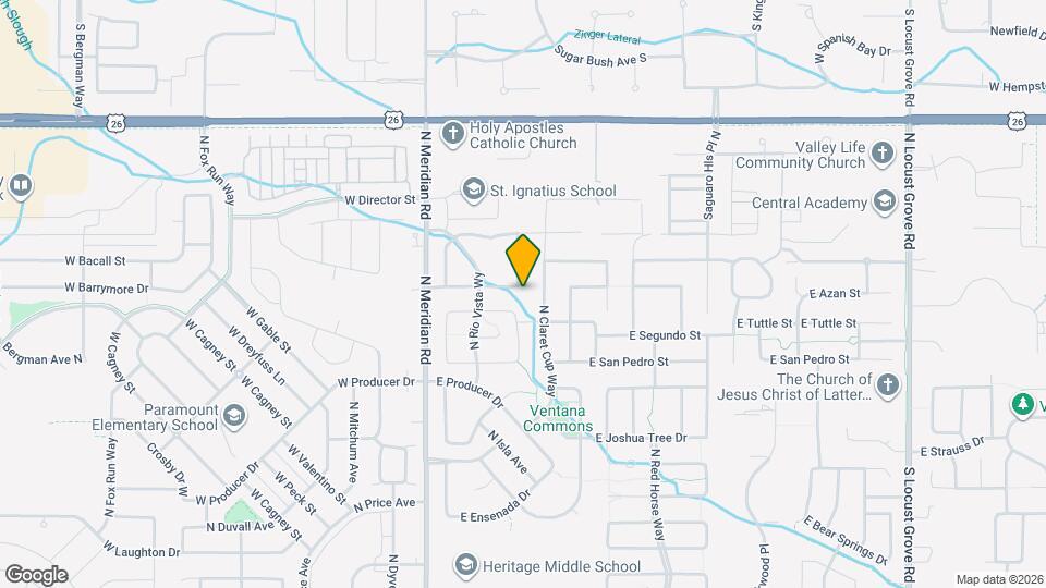 5850 N Rio Lomas Ave Map and Location Details